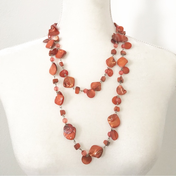 Bundle of 5 Red Costume Necklaces - Picture 8 of 15